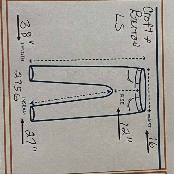 Croft & Barrow Women's Boot Cut Jeans - Dark Blue Stretch Pull On - Picture 5 of 5